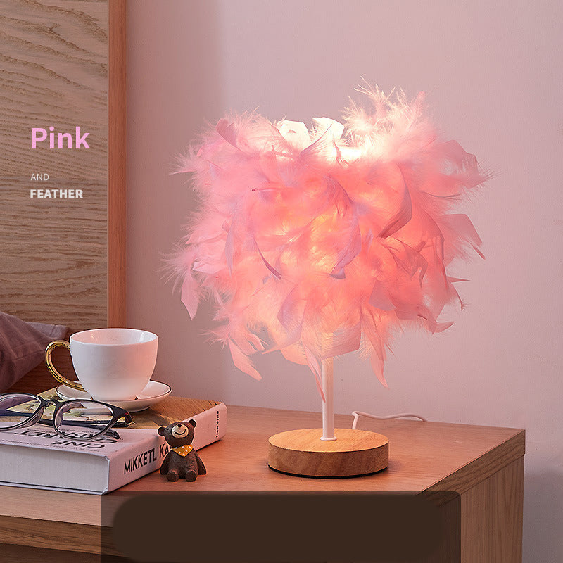 Feather Lamp