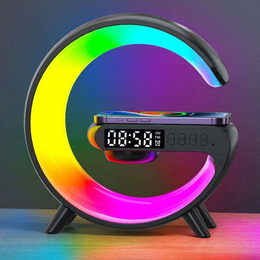 Sunrise Alarm Clock with Wireless Charging & Bluetooth Speaker